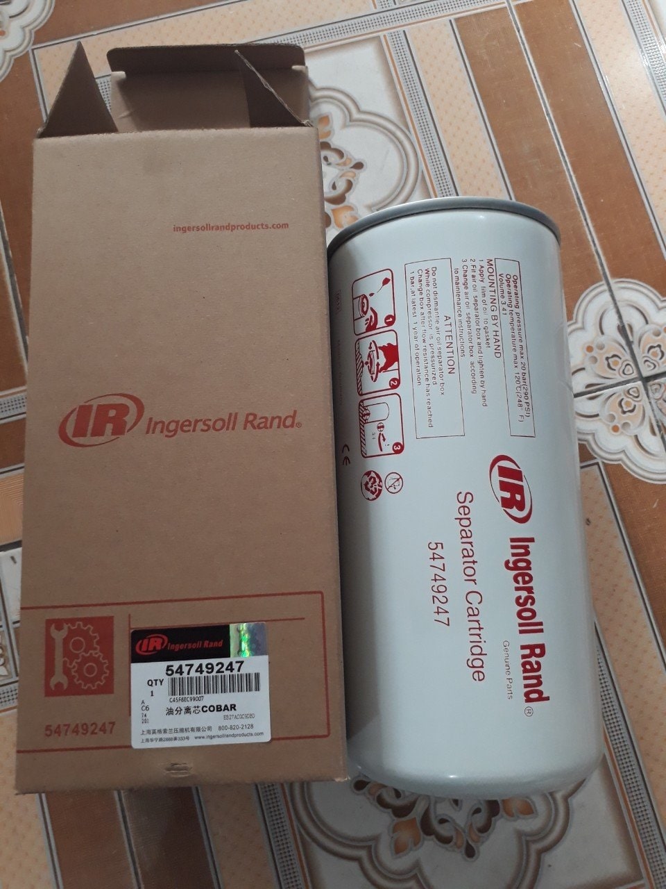 Lọc tách Ingersollrand 54749274